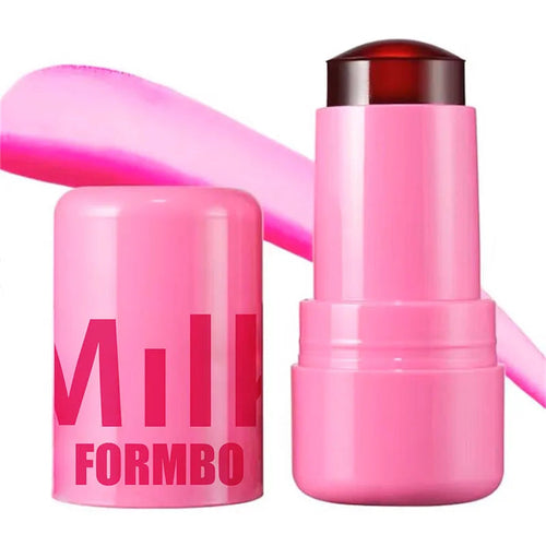 3-in-1 Milk Jelly Tint Facial Blusher Wand Moisturized Long Lasting
