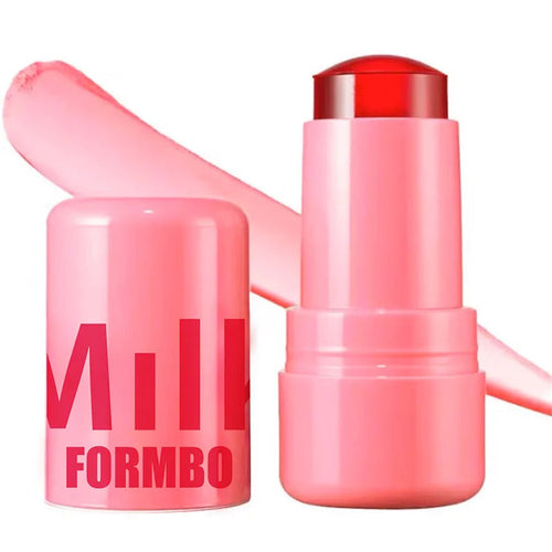 3-in-1 Milk Jelly Tint Facial Blusher Wand Moisturized Long Lasting